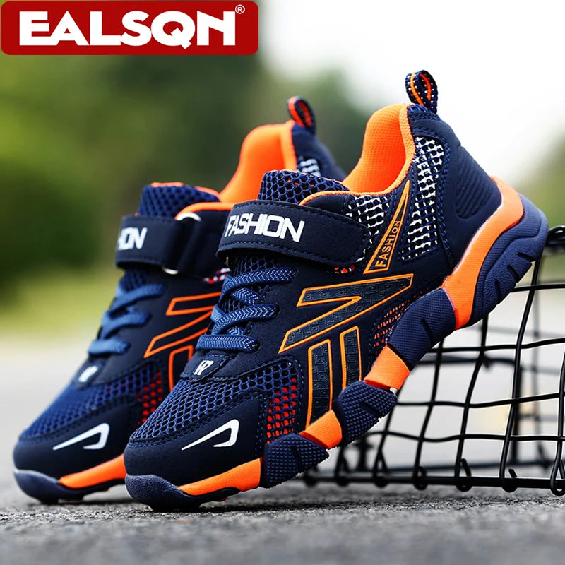 Sport Kids Sneakers for Boys Breathable Mesh Running Tennis Spring Summer Outdoor Anti Skid Athletic Shoes Size 28-39