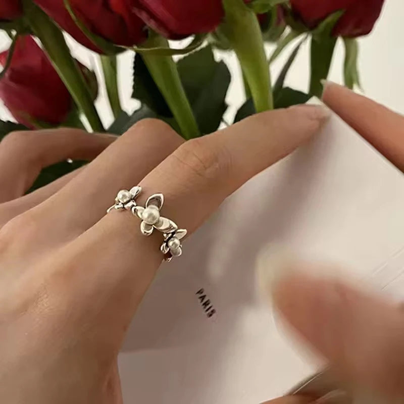 VENTFILLE 925 Sterling Silve Green Crystal Geometry Ring Square Retro Sweet Jewelry Birthday Gift Dropshipping