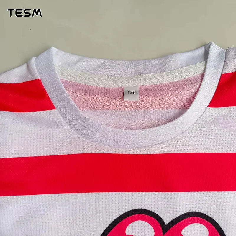 TESM Men Women Breathable Sports T-Shirt Shorts 3D Printed Number Short Sleeve Training Top Loose Streetwear Trendy Tee S-6XL