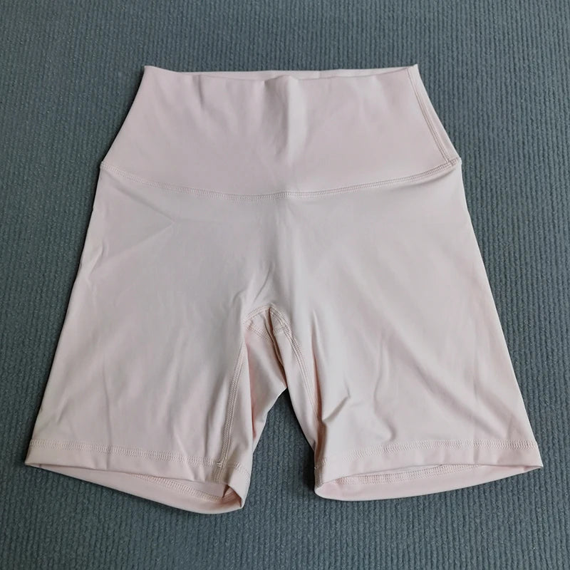 Yoga Shorts Solid Color Soft Women Sport Shorts Compression Support Sweat  Comprehensive Training Jog Cycling Internal Pocket
