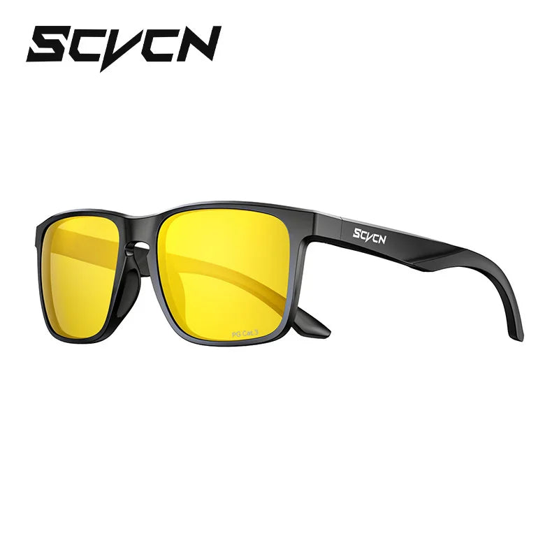 Scvcn UV400 Polarized Sunglasses Anti Glare Comfortable Sun Glasses for Outdoor Driving Fishing Hiking Cycling Men Women