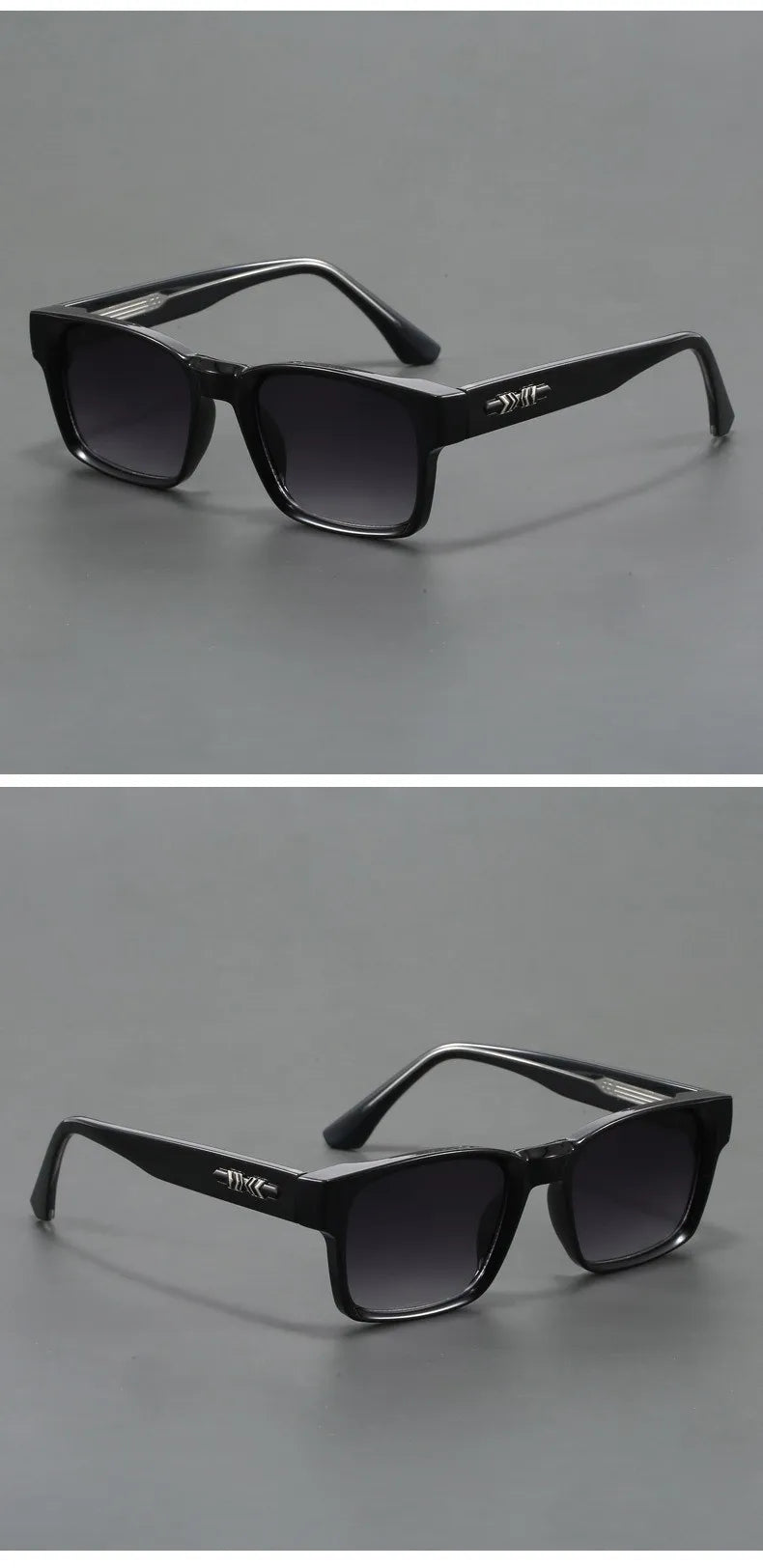 New Men's Advanced Ultra Light Coarse Frame Fashion Square Sunglasses Women Men Trendy Anti Mist Outdoor Driving Shades UV400