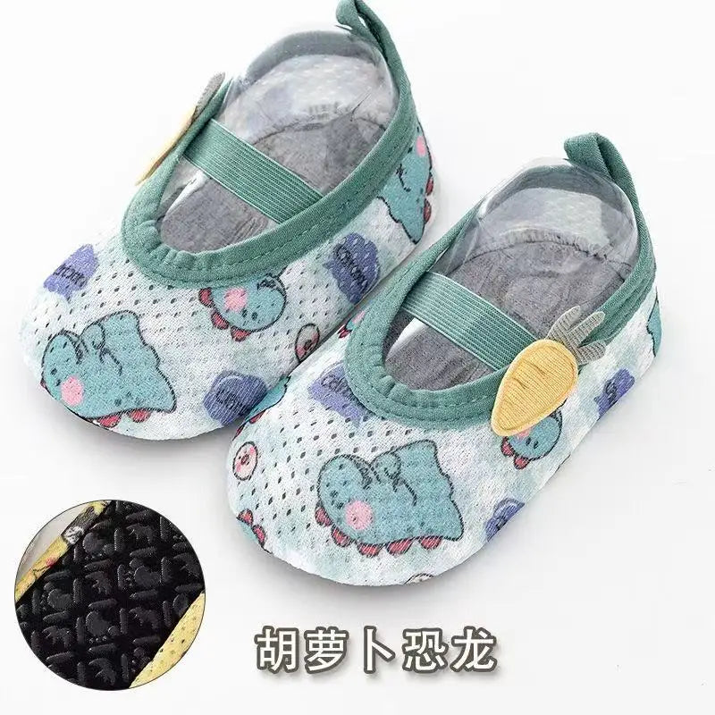 C-1 0-3 children's summer thin indoor early education anti-skid soft sole walking shoes