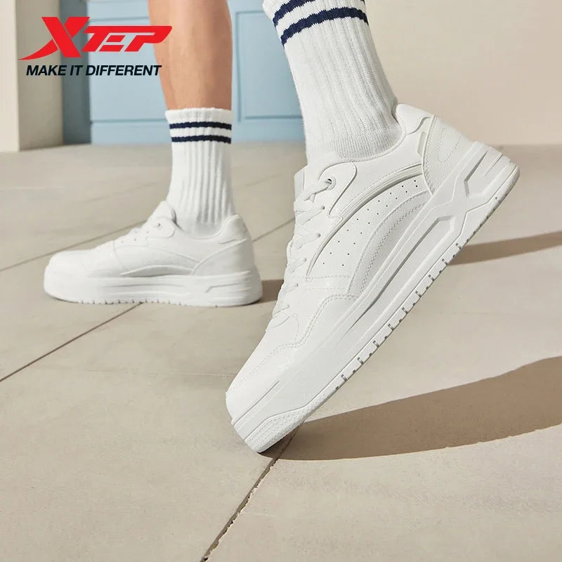 Xtep Skateboarding Shoes For Men 2025 Summer Lightweight Sports Shoes Low-top Fashionable Street Style Sneakers 875319310016