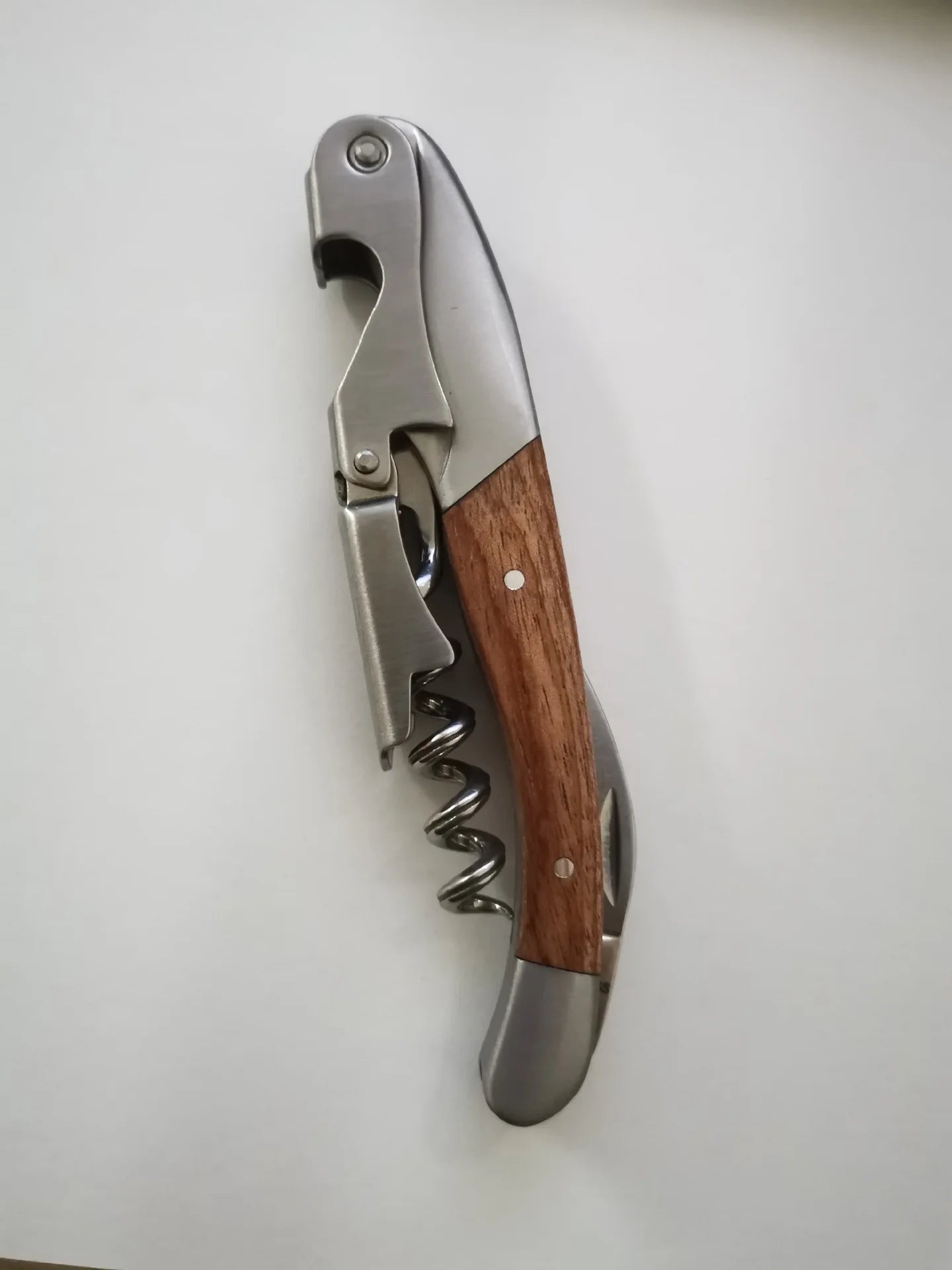 Stainless Steel red Wine Beer Bottle Opener Cork Screw wood Multi function seahorse safe cut Kitchen Bar Tools wholesale