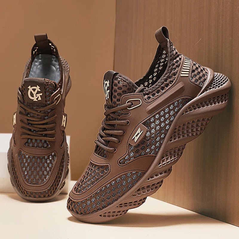 Summer Men Casual Shoes Fashion Lightweight Mens Running Walking Sneakers Mesh Breathable Male Jogging Sports Shoes