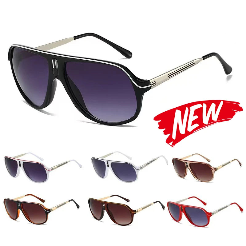 New Classic Fashion Sunglasses Women's Luxury Charm Men's Brand Glasses Fashion Neutral UV400 Sunglasses