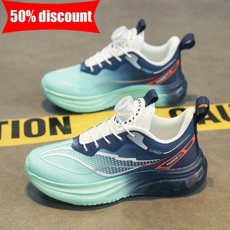 Childrens Running Shoes School Training Fitness Comfortable Sports Shoes Mesh Breathable Rebound Outdoor Tennis Shoes for Kids