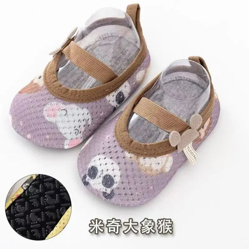 C-1 0-3 children's summer thin indoor early education anti-skid soft sole walking shoes
