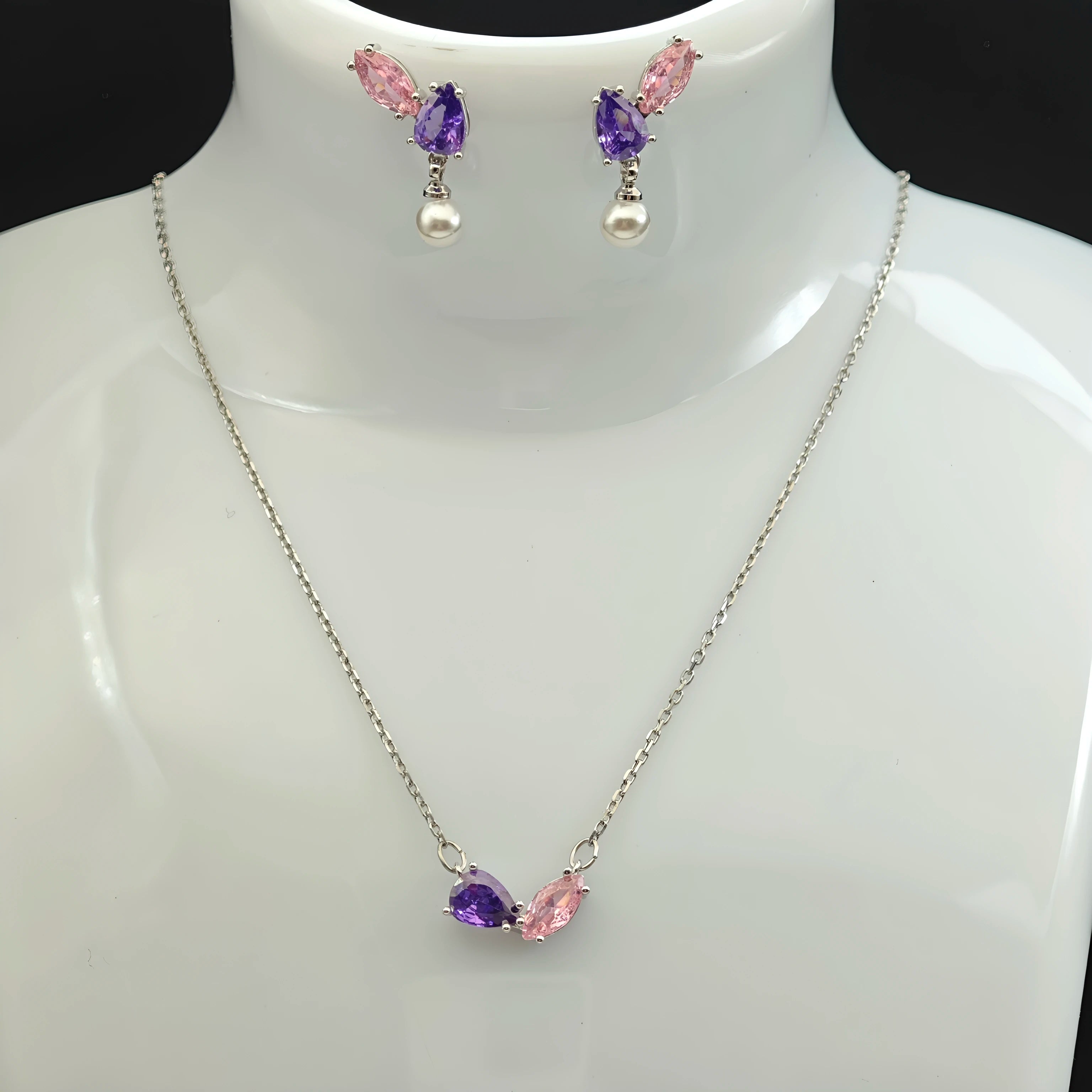 2026 New High Quality Dragonfly Necklace Earrings Crystal Jewelry Set Women Wear Rings Bracelets Enchanting Jewelry