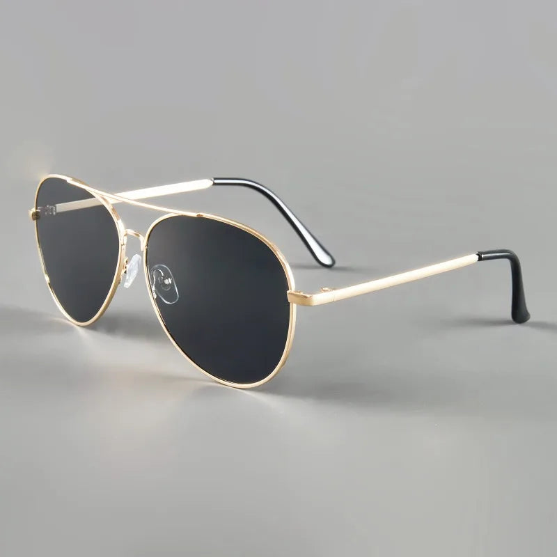 New Metal-Frame Myopia Sunglasses UV400 Outdoor Activity Fishing Shades for Pilots Classic Driver-specific Eyewear 0 To -4.0