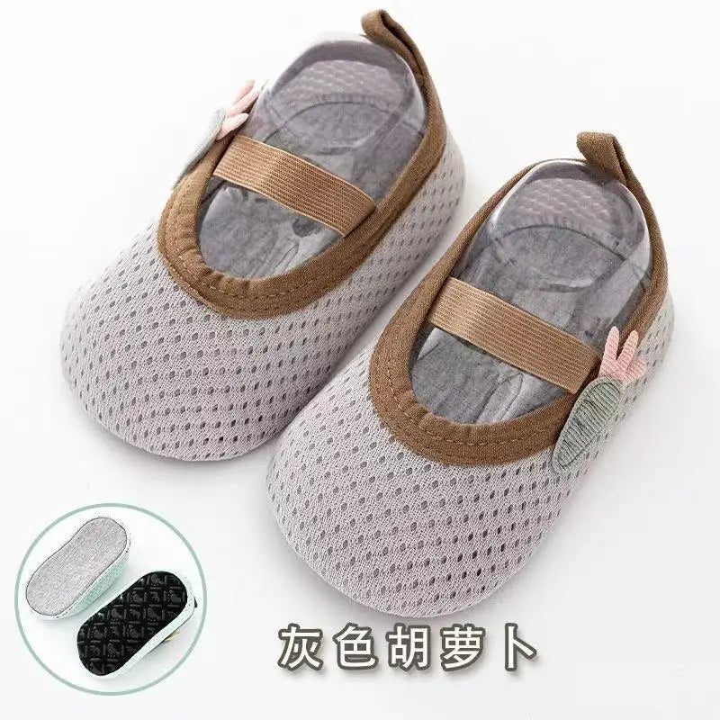 B-5 1-3 year old summer thin mesh breathable anti slip baby walking shoes