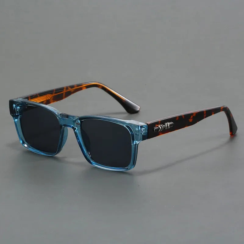New Men's Advanced Ultra Light Coarse Frame Fashion Square Sunglasses Women Men Trendy Anti Mist Outdoor Driving Shades UV400