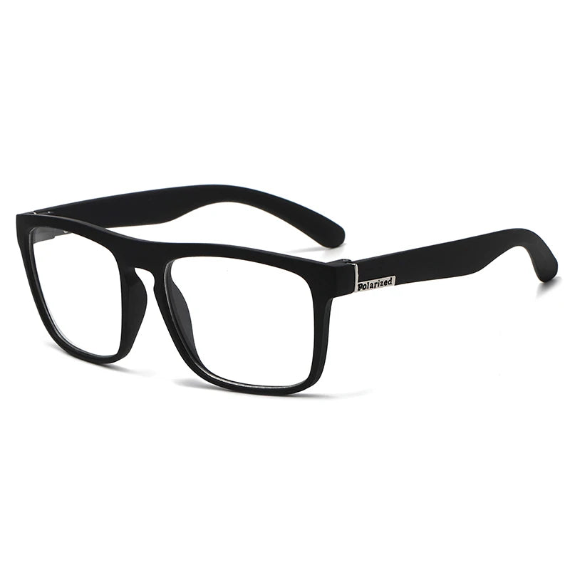 COOLMEN Men's Square Polarized Sunglasses Yellow Lens Anti-Glare Night Vision UV400 Eyewear for Driving 888