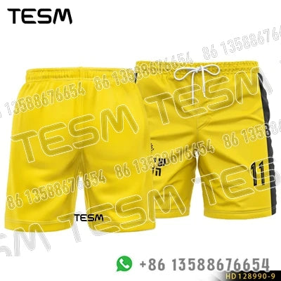 TESM Men Women Breathable Sports T-Shirt Shorts 3D Printed Number Short Sleeve Training Top Loose Streetwear Trendy Tee S-6XL
