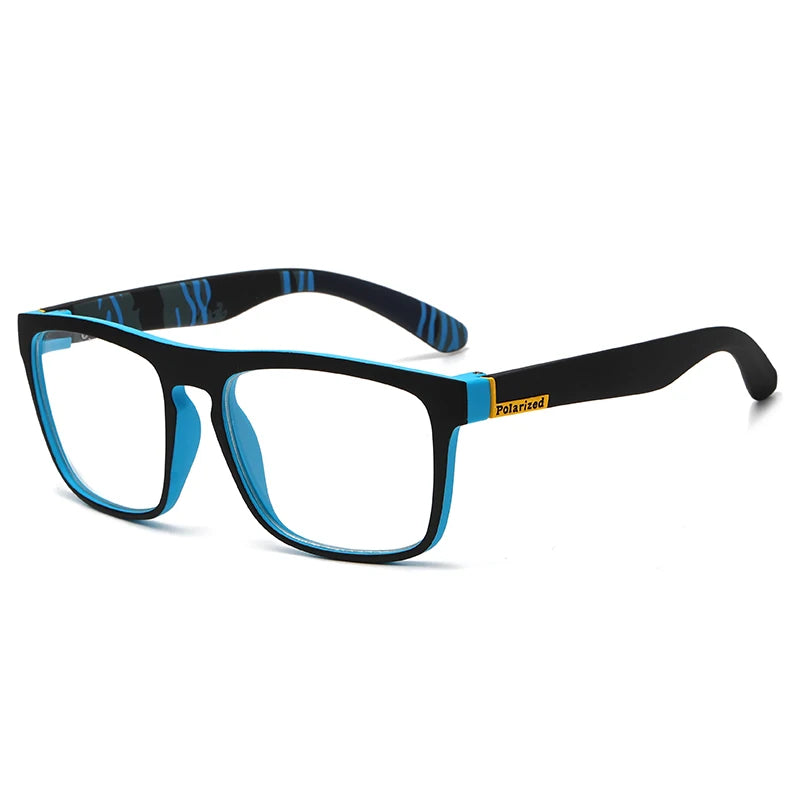COOLMEN Men's Square Polarized Sunglasses Yellow Lens Anti-Glare Night Vision UV400 Eyewear for Driving 888
