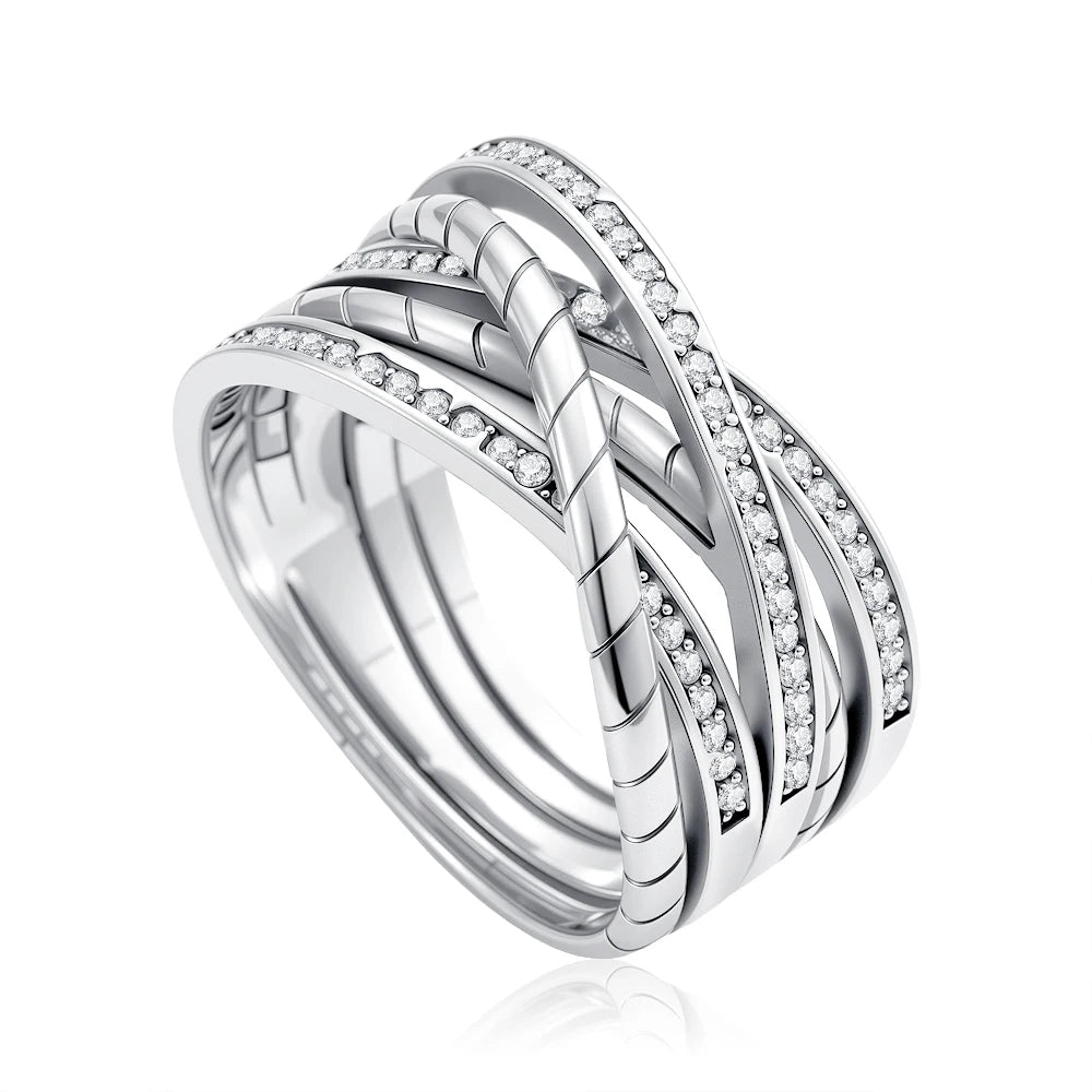 Hot Selling 925 Silver,Square,Bow,Flower,Playing Card Ring,Size 6 7 8 9,Suitable for European Women's Charm Luxury Jewelry Gifts