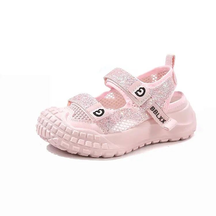 Summer Sport Shoes For Girls Korean Style Teenager Girl's Sandals Ergonomics Anti-slippery Breathable Outdoor Running Footwear