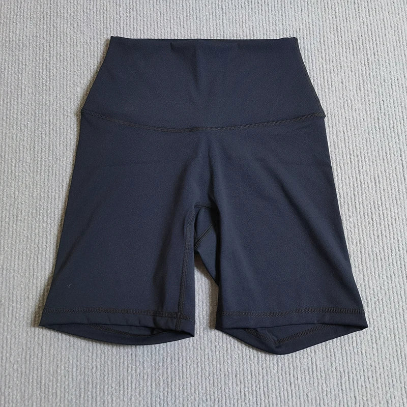 Yoga Shorts Solid Color Soft Women Sport Shorts Compression Support Sweat  Comprehensive Training Jog Cycling Internal Pocket
