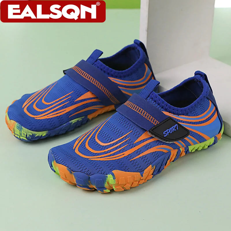 Children Water Beach Shoes Swimming Barefoot Boys Quick-Drying Aqua Shoes Anti Slip Casual Fitness Running Sneaker