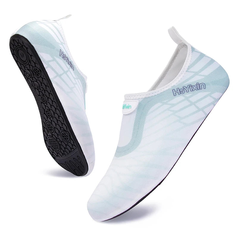 Lightweight, foldable portable travel Aqua shoes water shoes barefoot sand inspired shoes beach snorkeling swimming water shoes