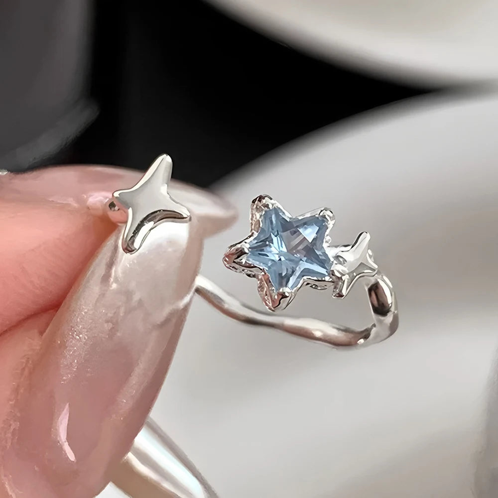 VENTFILLE 925 Sterling Silve Green Crystal Geometry Ring Square Retro Sweet Jewelry Birthday Gift Dropshipping