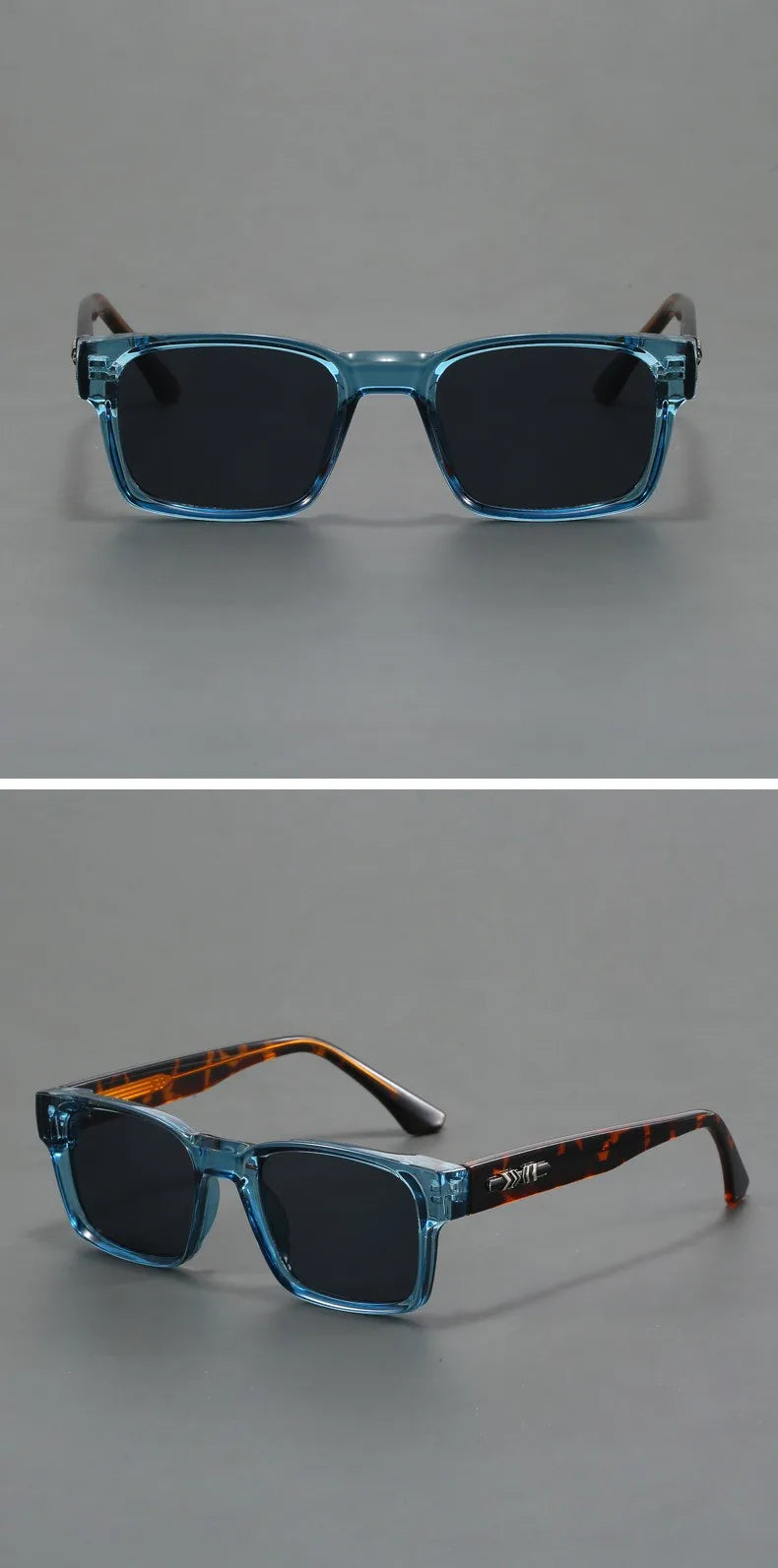New Men's Advanced Ultra Light Coarse Frame Fashion Square Sunglasses Women Men Trendy Anti Mist Outdoor Driving Shades UV400