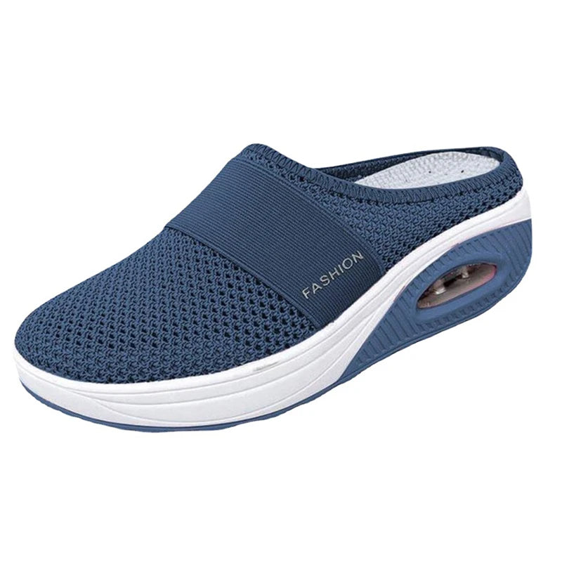 New Women Wedge Slippers Premium Slippers Vintage Anti-slip Female Platform Retro Shoes Plus Size Orthopedic Diabetic Sandals