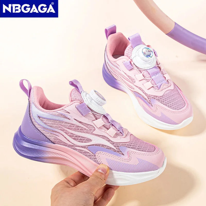 Children's Girls Breathable Summer Sport Shoes Lightweight Kids Sport Running Non Slip Outdoor Fashion Walking Footwear