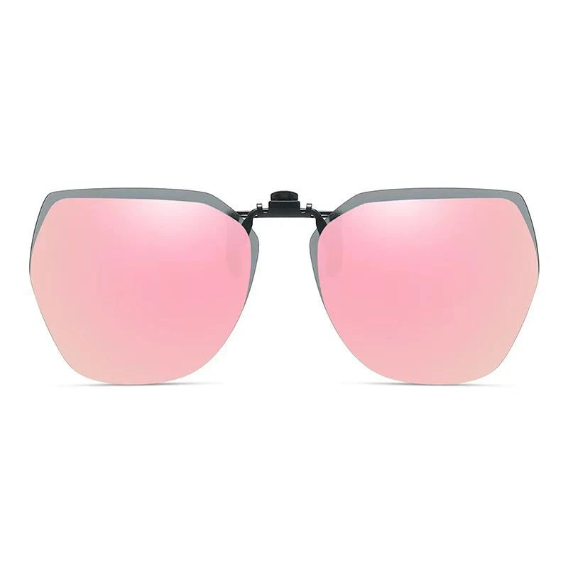 Polarized Clip On Sunglasses Men Women Photochromic Car Driver Goggles Night Vision Glasses Anti Glare Vintage Square Glasses