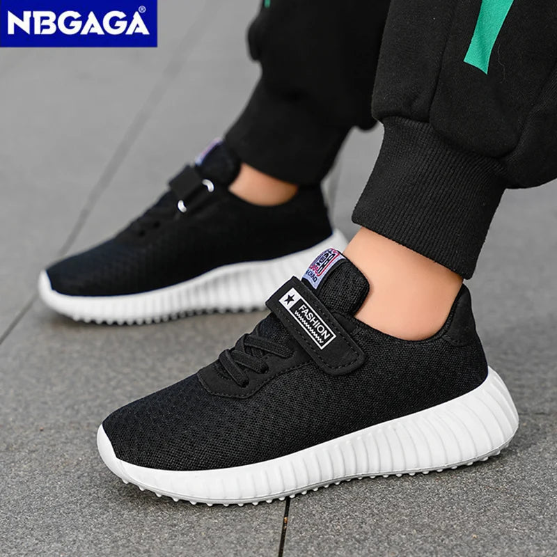 Children Boy's Summer Breathable Lightweight Sneakers Kids' Outdoor Running Shoes for Sports & Tennis Size 28-39