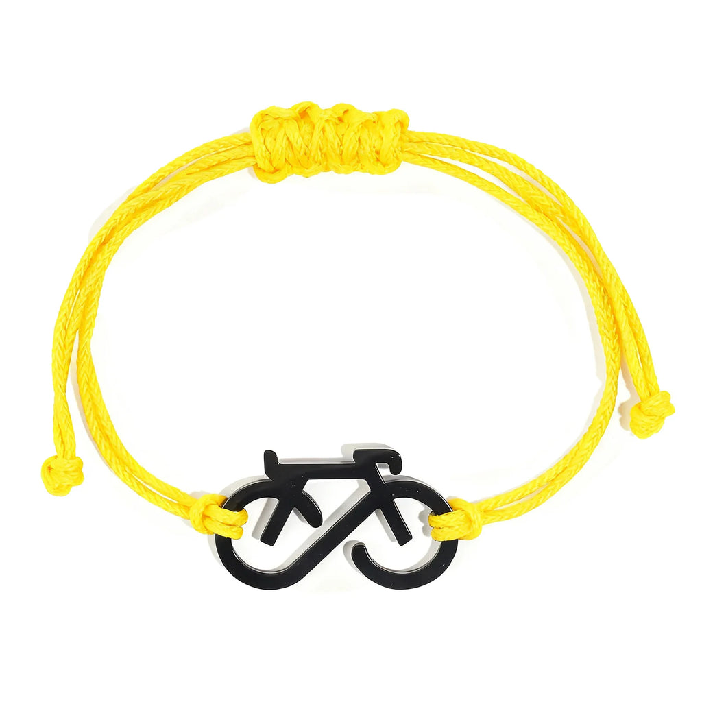 2025 Fashion Bicycle Bracelet New Trendy Sports Cycling Periphery Pendant Bracelet Pink Bicycle Jewelry