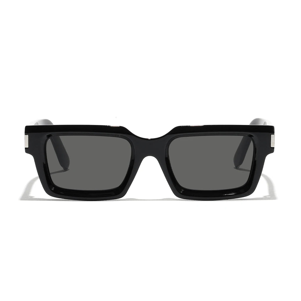 Ruiao 2026 retro black designer sunglasses vintage for women luxury square rectangular man UV400 Propionate insert pin eyewear