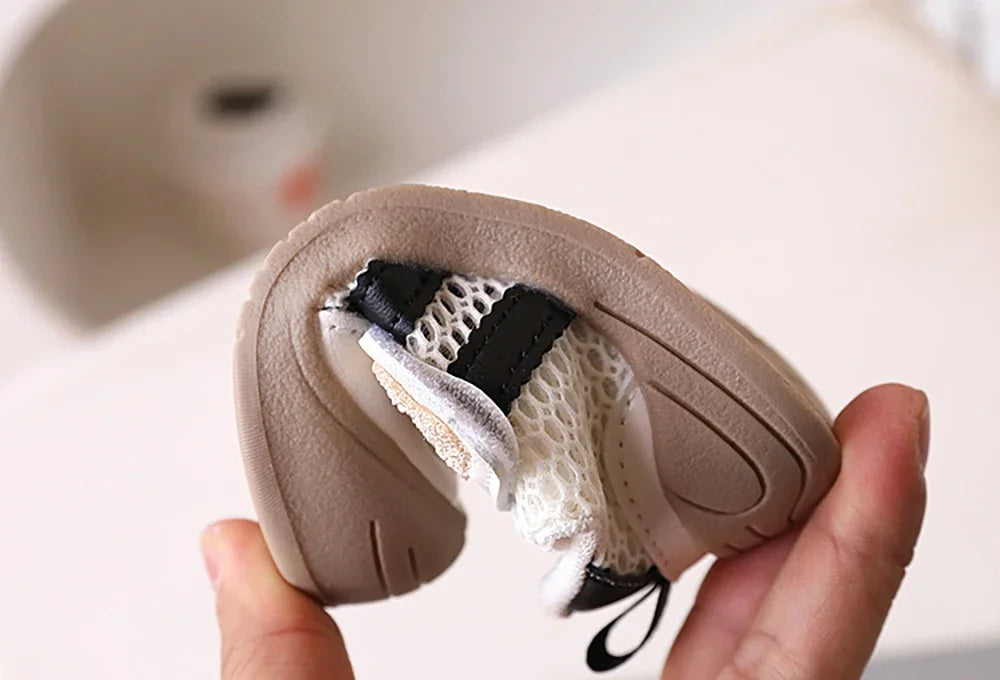 Summer Sneakers For Children Mesh Fabric Breathable Kid's Sneakers Ergonomics Soft-soled Baby Boy's Girl's Toddler Shoes
