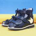 Princepard Summer Kids Orthopedic Sandals Boys Girls Genuine Leather Footwear Toddler Walking Correcting Shoes with Arch Support