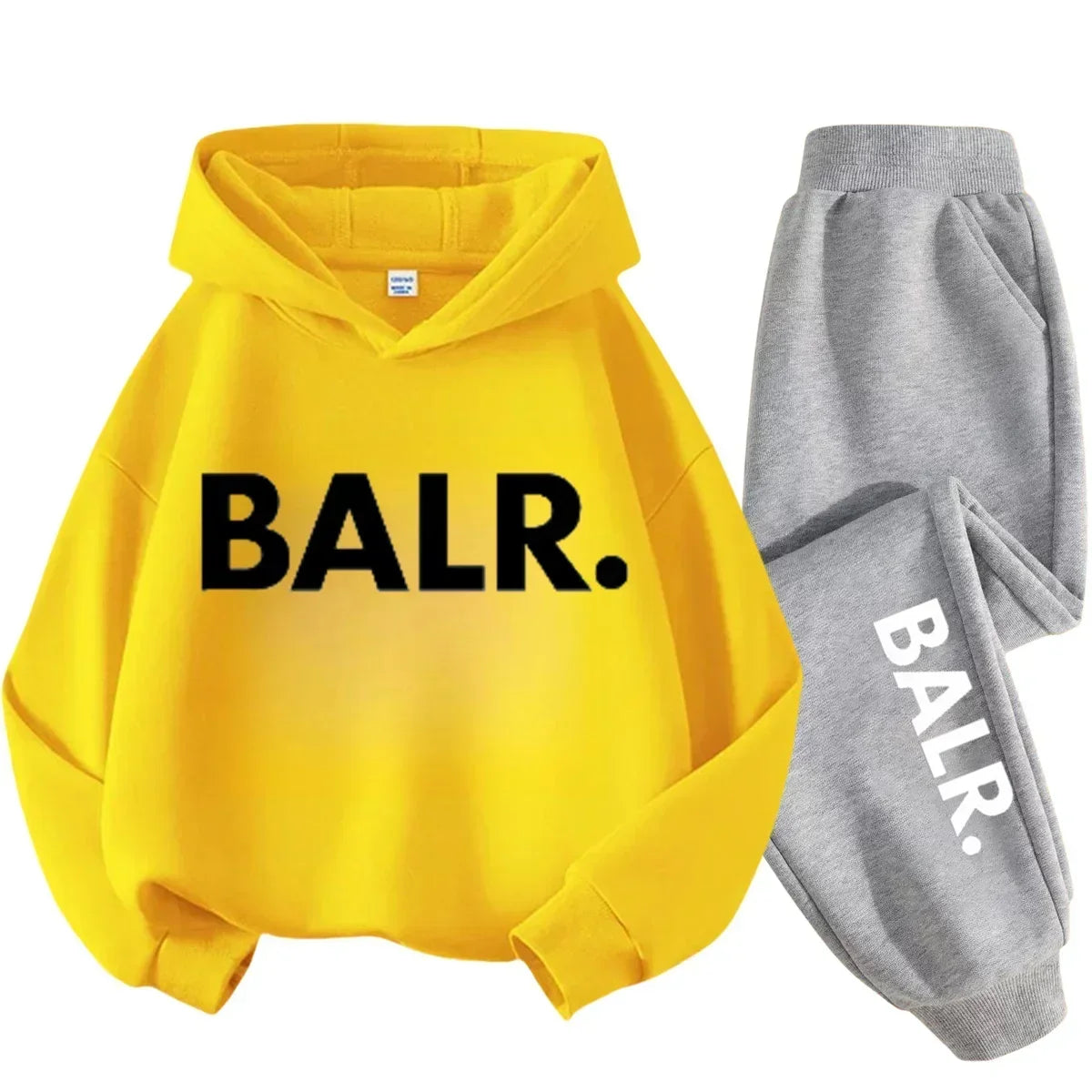 Kids Fashion Simple USA New York Alphabet Print Casual Suit Boys Outdoor Sports Suit Girls Fall and Winter Comfortable Warm Suit
