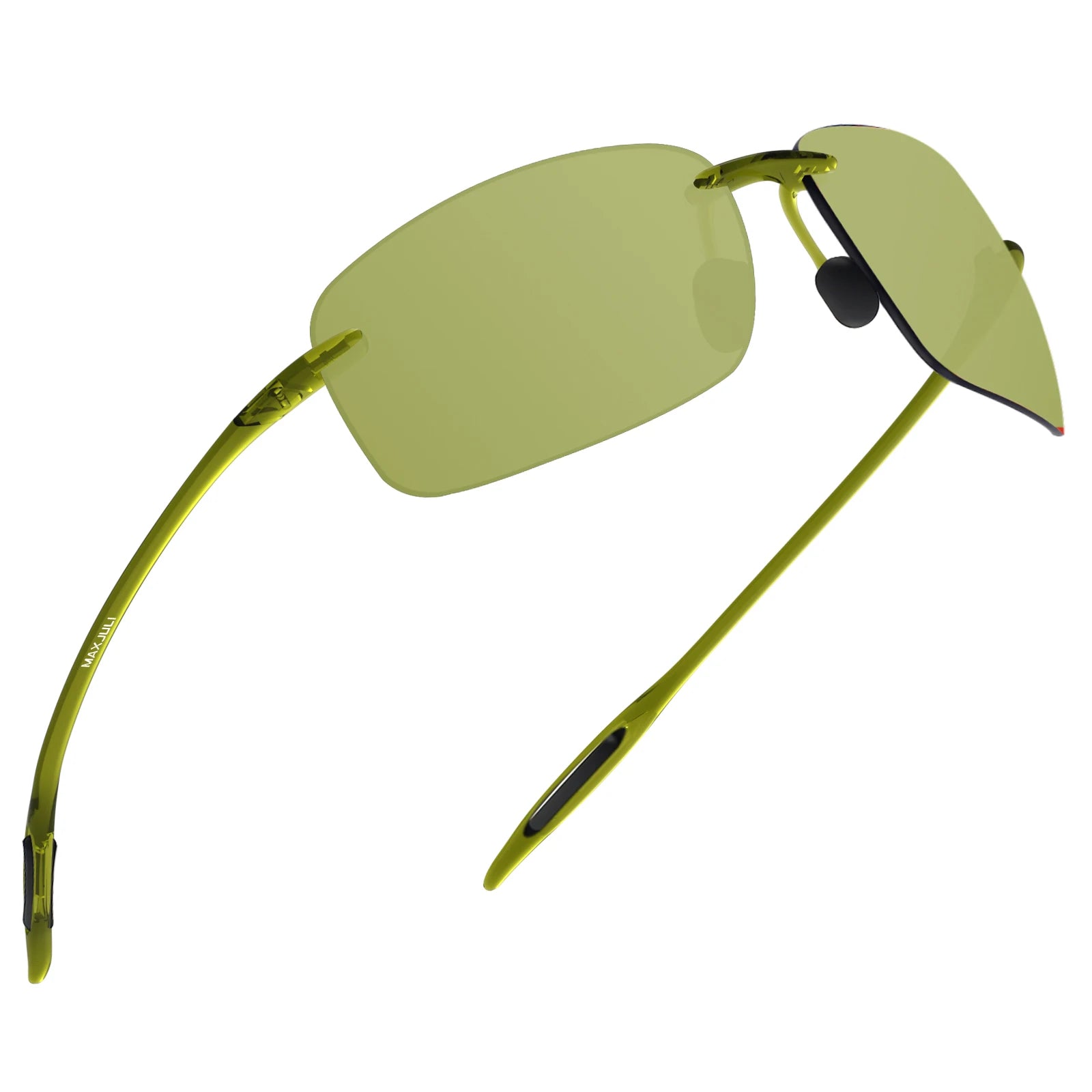 MAXJULI Polarized Sunglasses Women&Men Designer Fashion Driving Sports Rimless（MJ8009）