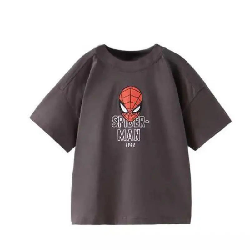 Mickey And Donald Duck Printing Base Shirt Babies Boys Cartoon Round Neck T-shirt Loose New Trendy Pullovers Unisex Summer Wear