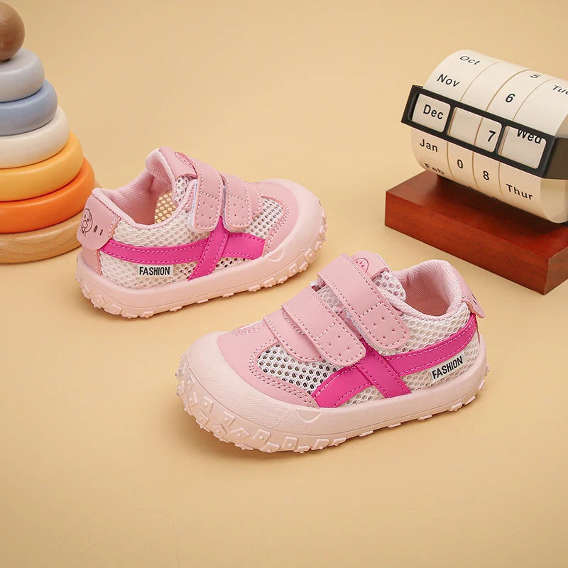 New Children's Summer Sneakers Boys Girls Soft Sole Non-slip Casual Mesh Breathable Running Shoes Baby Kids Sports Shoes 18-28