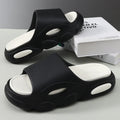 Comwarm New Men Summer Slippers Thick Sole House Non-slip Bathroom Shower Slides Outdoor Soft Cloud Fashion Beach Shoe Flip-flop
