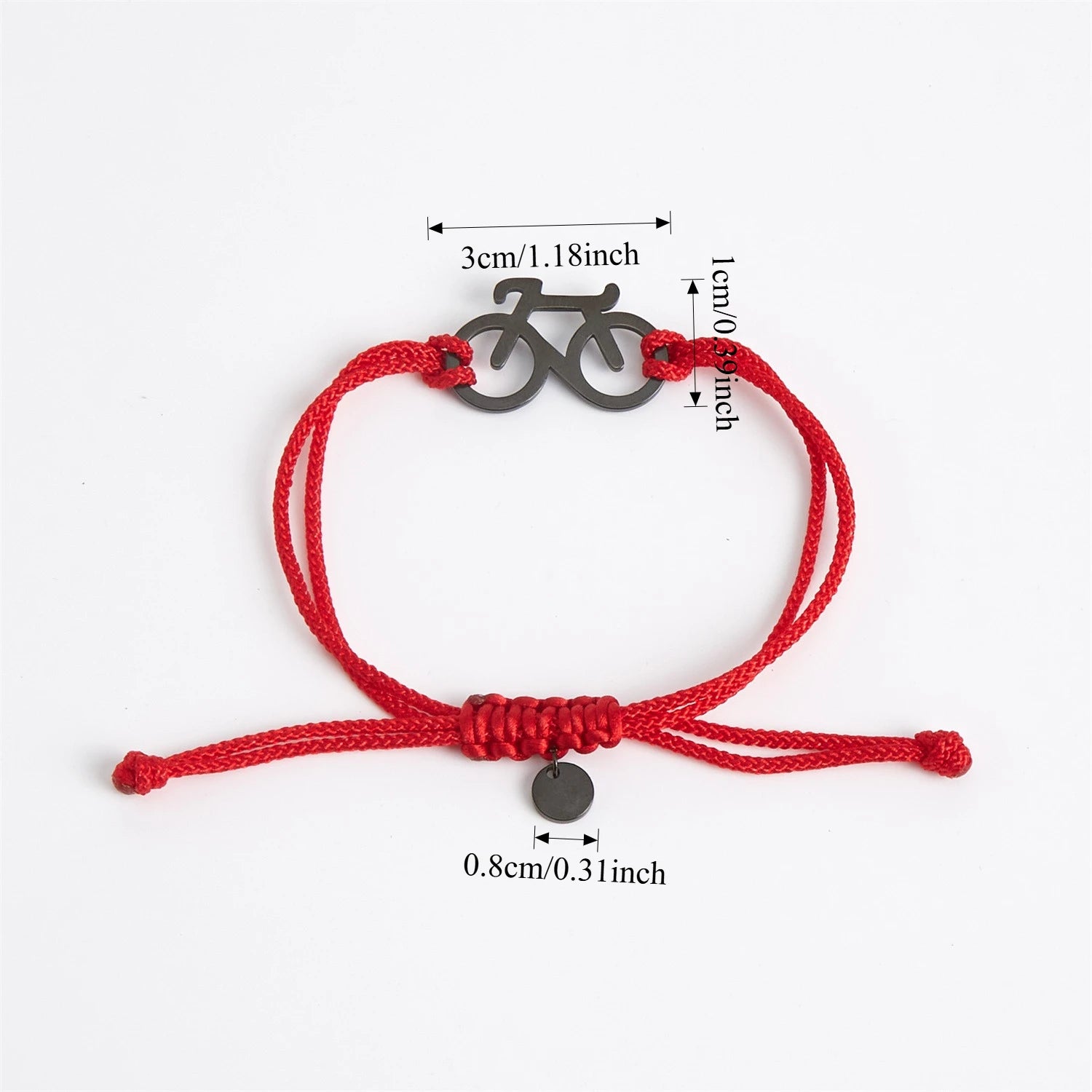 2025 Fashion Bicycle Bracelet New Trendy Sports Cycling Periphery Pendant Bracelet Pink Bicycle Jewelry