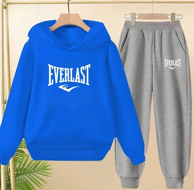 Spring Autumn New Fashion Kids Tracksuits 3-12 Years Boys and Girls Casual Sports Hoodie Tops+pants 2pcs Sets Children Clothes