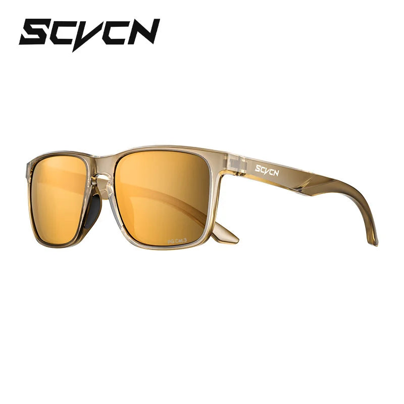Scvcn UV400 Polarized Sunglasses Anti Glare Comfortable Sun Glasses for Outdoor Driving Fishing Hiking Cycling Men Women