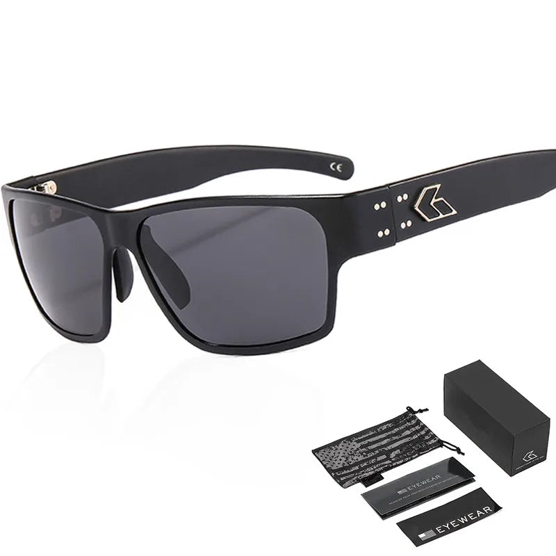 Aluminum Magnesium Polarized Sunglasses Men Brand Design Driving Sun Glasses for Men UV400 Square Eyewear DELTA Goggles Male