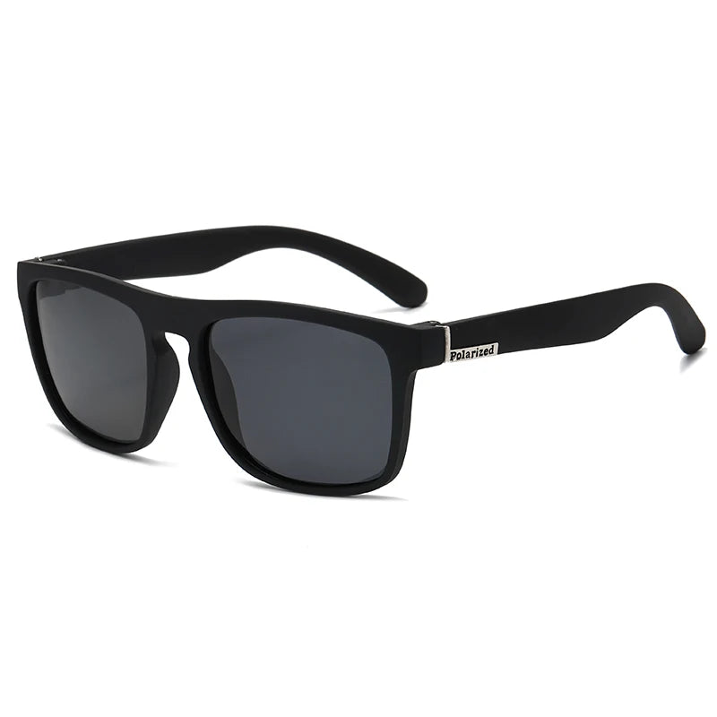 COOLMEN Men's Square Polarized Sunglasses Yellow Lens Anti-Glare Night Vision UV400 Eyewear for Driving 888