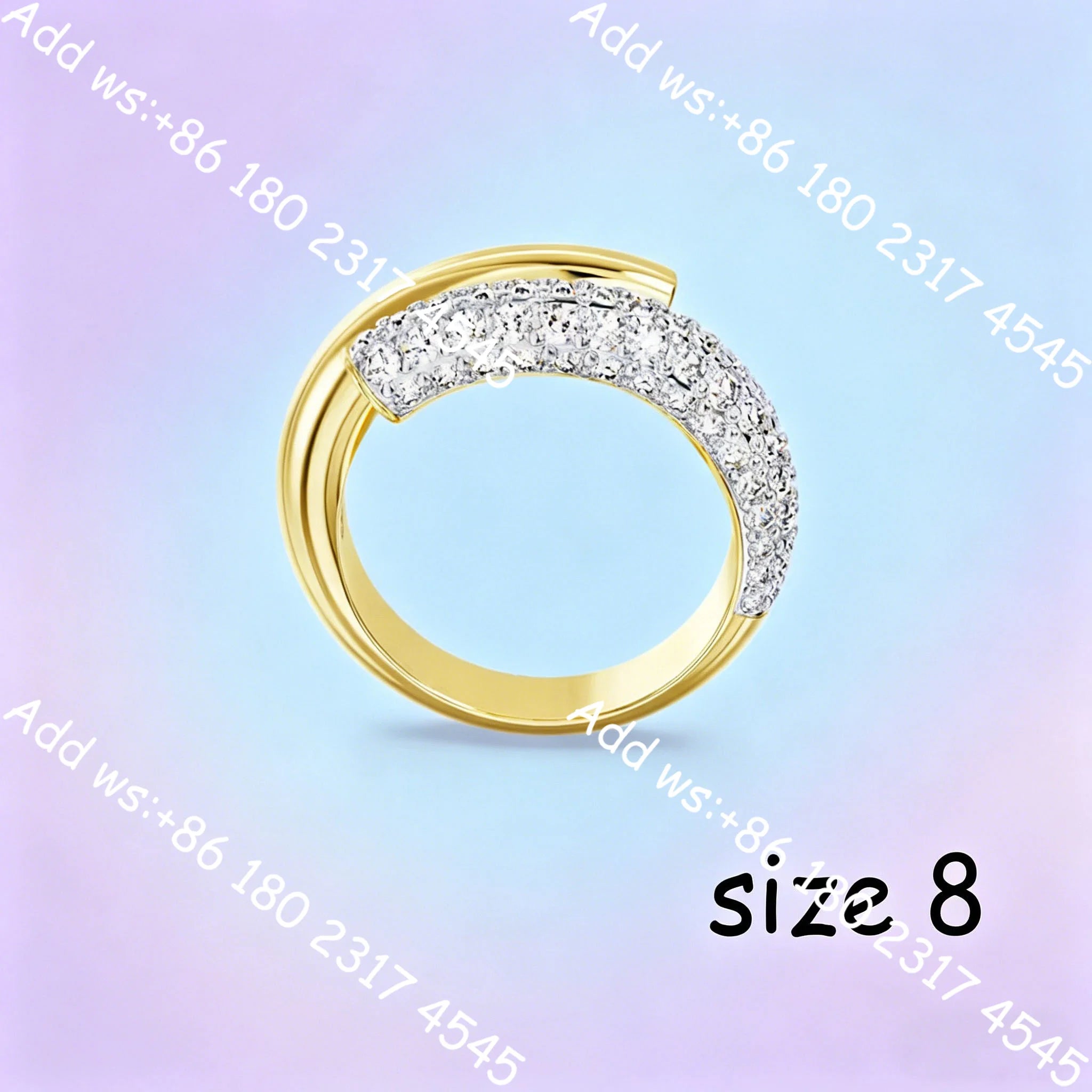 Light luxury Double Circle Zircon Jewelry Set, Necklace Earrings Bracelet Ring Set,Elegant Minimalist
