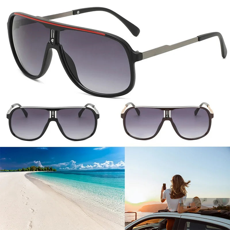 1PC Luxury Classic Neutral Sunglasses, Fashion UV400 Protection Glasses for Women Men, Stylish Casual Outdoor Sun Shades