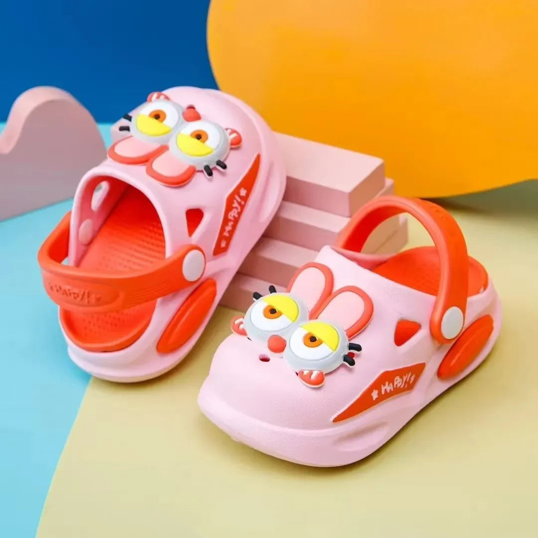 Children's Sandals and Slippers Cartoon Soft Sole Anti Slip Children's Shoes Girls' Indoor Home Shoes Boys' Sandals Kids Shoes