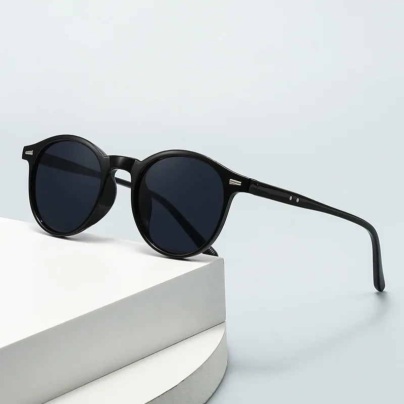Vintage Round Sunglasses for Women Men Circular Sun Glasses Female Oval Eyewear Oculos De Sol for Male Female Eyeglasses