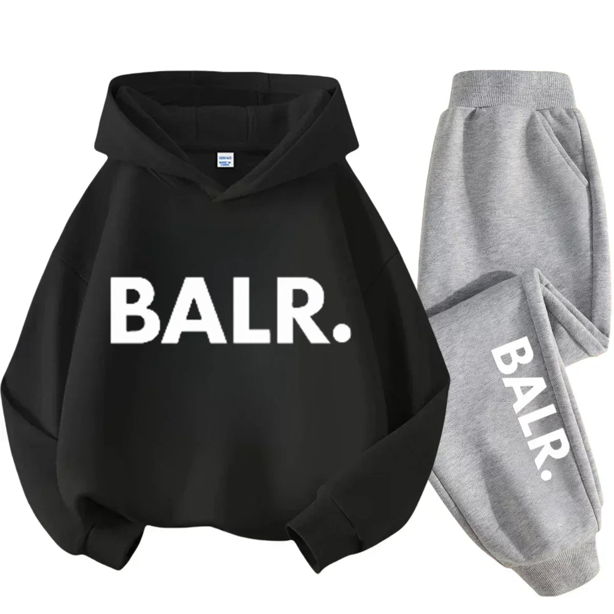 Kids Fashion Simple USA New York Alphabet Print Casual Suit Boys Outdoor Sports Suit Girls Fall and Winter Comfortable Warm Suit